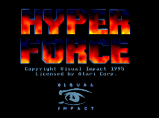 Hyper Force title screen for Jaguar